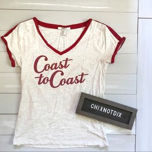 [forever 21] Coast to Coast Graphic Tee Size M